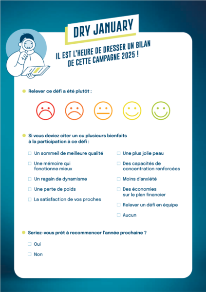 DRY JANUARY Fiche bilan