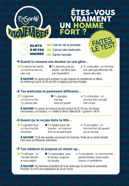 MOVEMBERQuestionnaire auto-évaluation