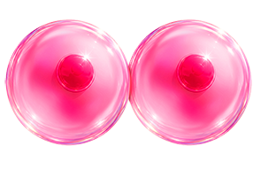 Faux seins créés avec des ballons