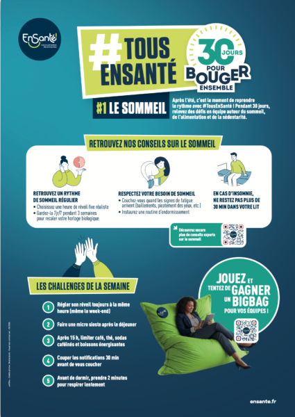 HYGIÈNE DE VIE Affiche sommeil